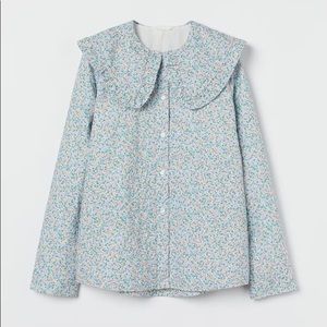 H&M quilted floral jacket